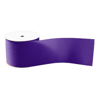 Ruban Gros-grain Solid Purple Car Ribbon