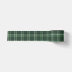 Ruban Gros-grain Tartan à carreaux rouge foncé