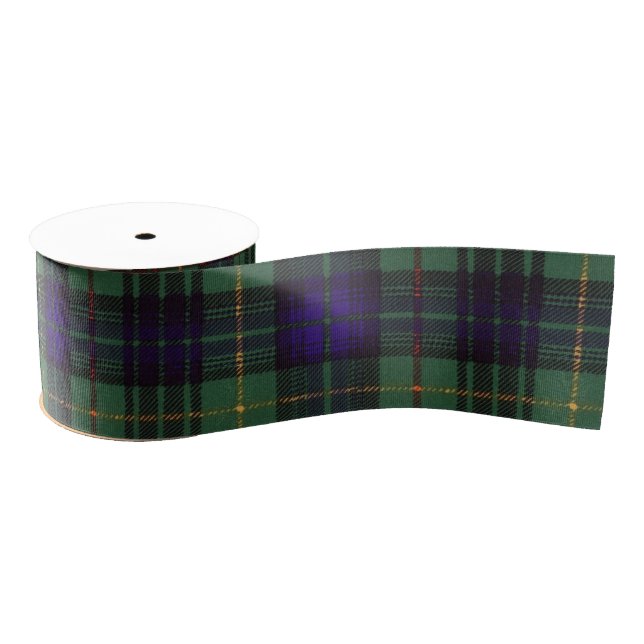 Ruban Gros-grain Tartan d'écossais de plaid de chasse de clan de (Bobine)