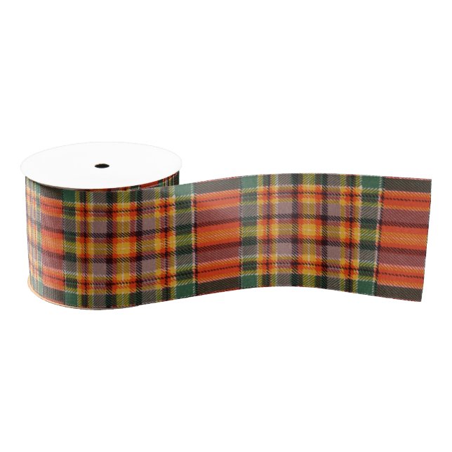Ruban Gros-grain Tartan d'écossais de plaid de clan de Chattan (Bobine)