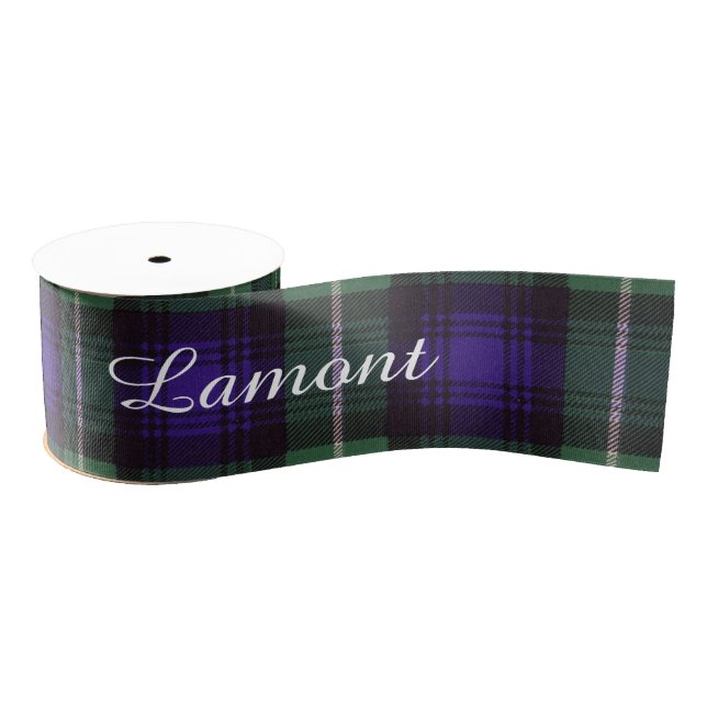 Ruban Gros-grain Tartan d'écossais de plaid de clan de Lamont (Bobine)