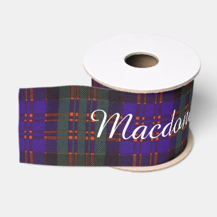 Ruban Gros-grain Tartan d'écossais de plaid de clan de Macdonald