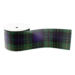 Ruban Gros-grain Tartan écossais de kilt de plaid de clan Stuart