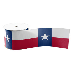 Ruban Gros-grain Texas Flag & America États États-Unis Voyage/sport