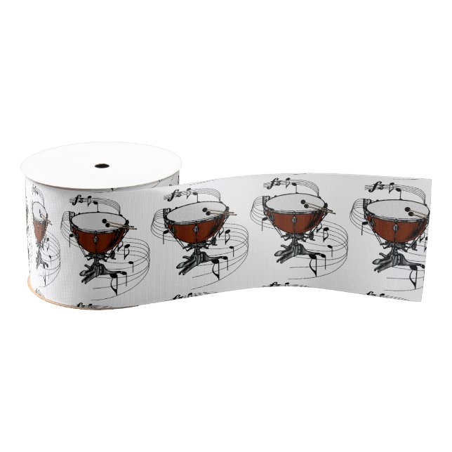 Ruban Gros-grain Timbales (tambour de bouilloire) (Bobine)