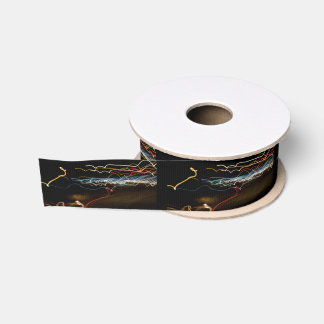 Ruban Gros-grain tireur noir