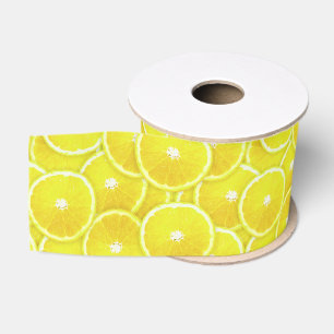 Ruban Gros-grain Tranches de citron