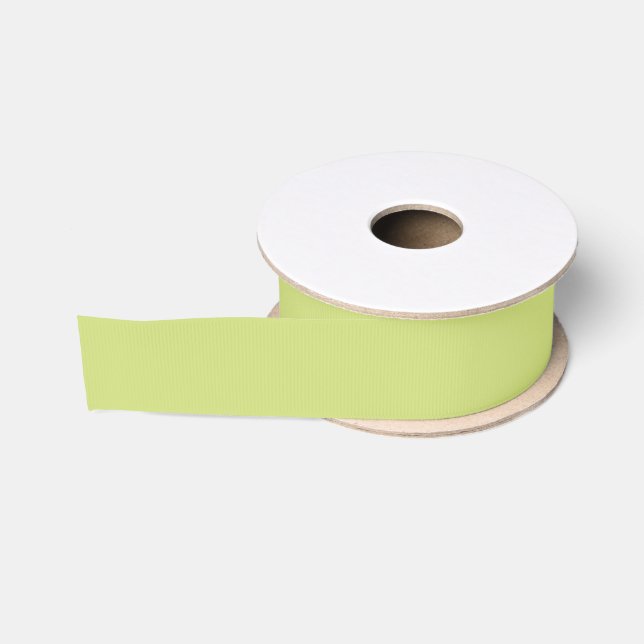 Ruban Gros-grain Vert Citron Pâle Tendance Printemps Et Été (Bobine)