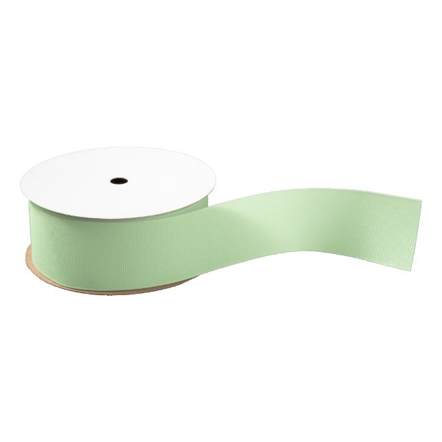 Ruban Gros-grain Vert Menthe Uni (Bobine)