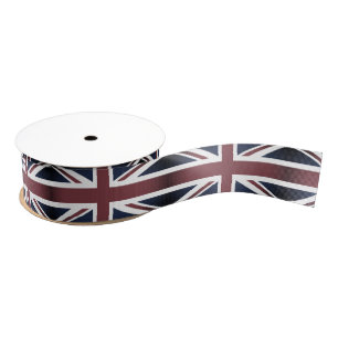 Ruban Gros-grain Vintage British Flag et Royaume-Uni/union jack