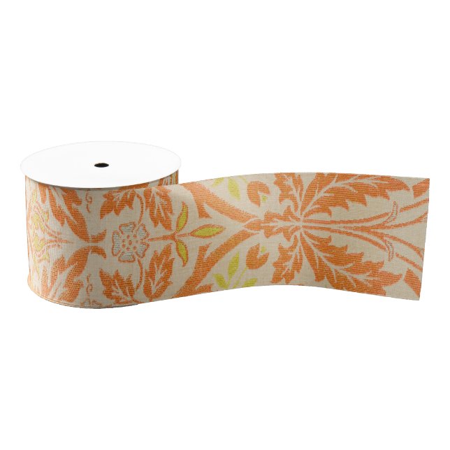 Ruban Gros-grain William Morris Golden Bough Tapestry Motif (Bobine)