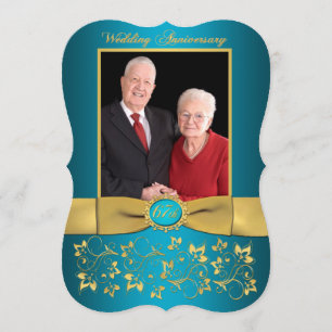 RUBAN IMPRIMÉ Forme Fantaisie Invitation 67e Anniv