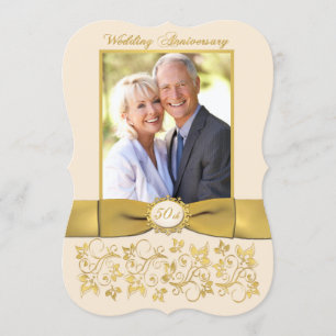 RUBAN IMPRIMÉ Invitation 50e Anniversaire