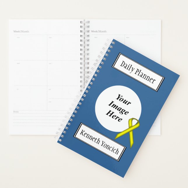 Ruban standard jaune par Kenneth Yoncich (Devant avec enveloppe)