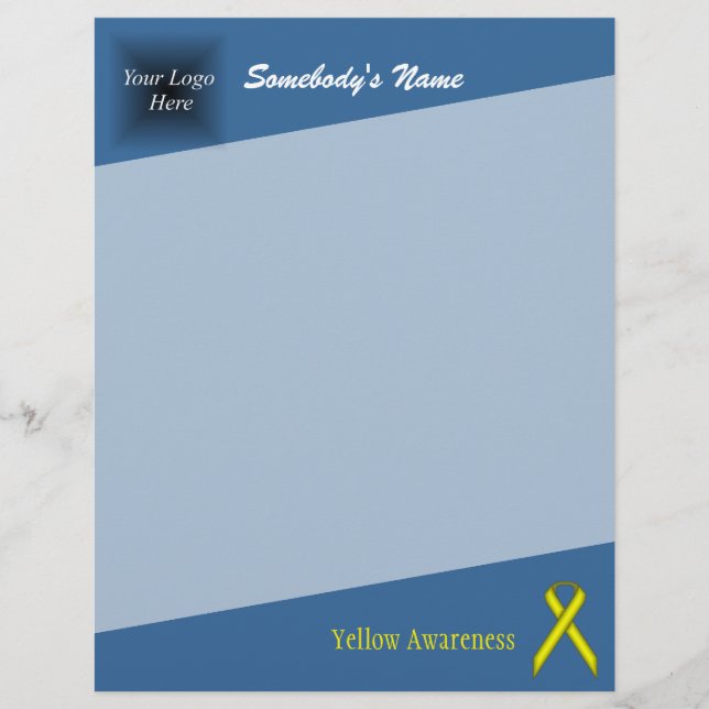 Ruban standard jaune par Kenneth Yoncich (Devant)