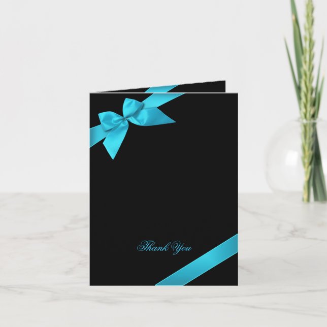 Ruban Turquoise Merci (Devant)