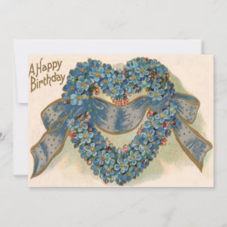 Rubans Floraux Forget-Me-Not de Coeur