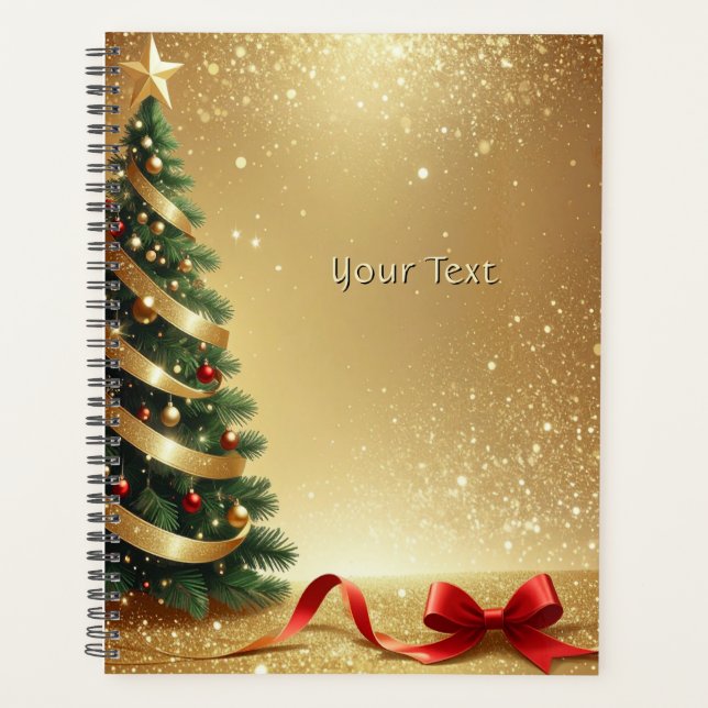 Rubans pour l'arbre de Noël Planificateur de vacan (Devant)