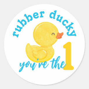 Rubber Ducky Vous êtes le 1er Stickers Anniversair