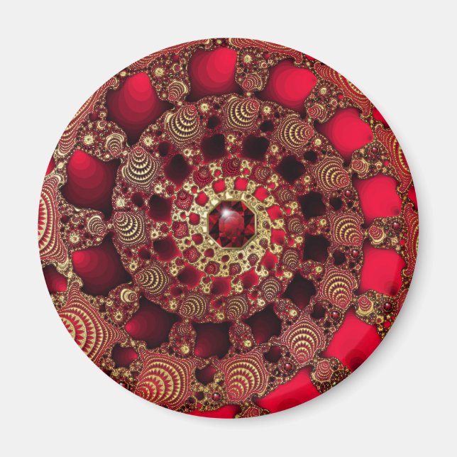 Rubies & Gold Magnet (Devant)