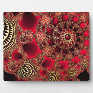 Rubies & Gold Photo Plaque