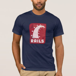 Rubis sur le T-shirt de rails (marine)
