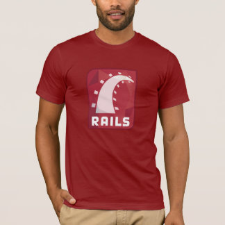 Rubis sur le T-shirt de rails (rubis)