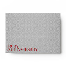 Ruby Anniversaire Merci Carte Note