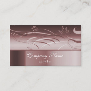 Ruby Floral Carte de visite