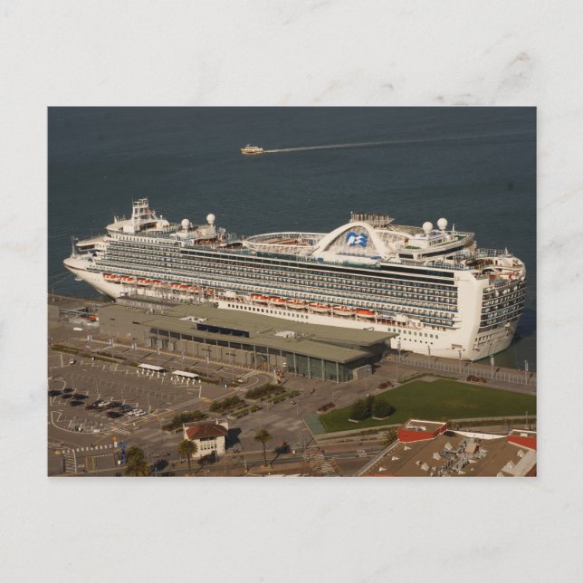 Ruby Princess Cruise, carte postale SF (Devant)