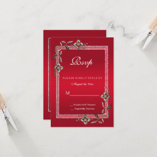 Ruby Red Gems & Parties scintillant Ruby 40E Maria