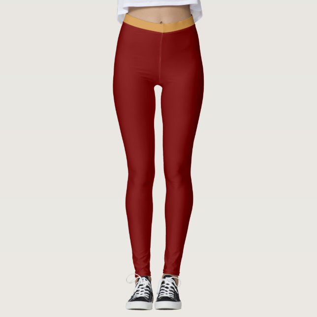 « RUBY RED » – LEGGINGS DE VÊTEMENTS DE SPORT (Devant)
