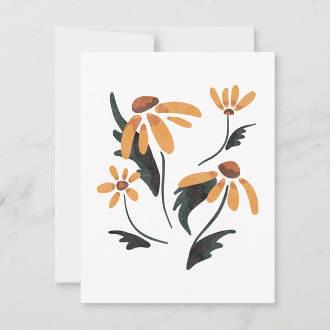 Rudbeckia Hirta Black-Eyed Susan Fleurs esthétique (Devant)