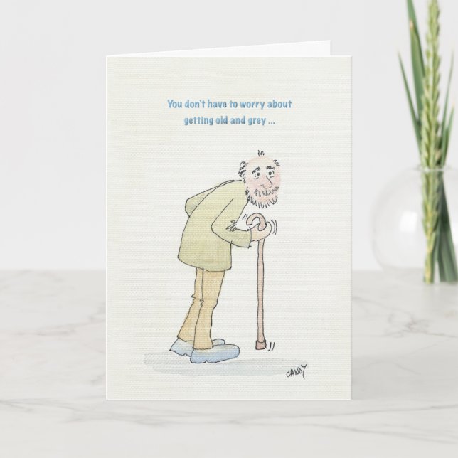 Rude obtient une carte d'anniversaire plus ancienn (Devant)