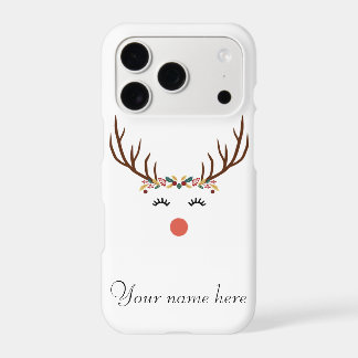Rudolph avec couronne de fleurs