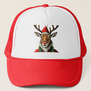 Rudolph Le Casquette de Noël des rennes du nez rou