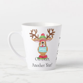Rudolph le visage masqué renne latte Mug