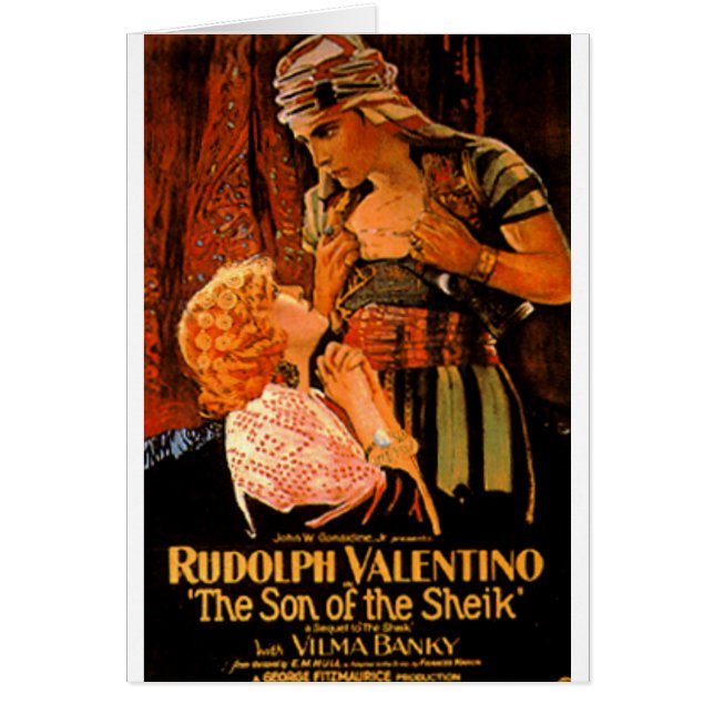 Rudolph Valentino (Devant)