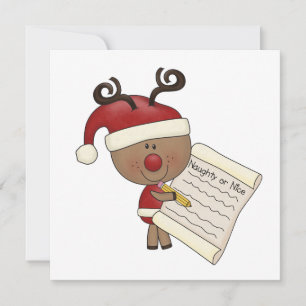 Rudy Reindeer Naughty ou Nic