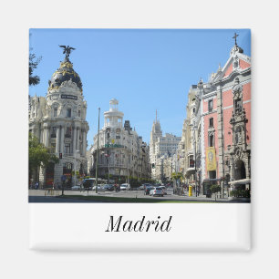 Rue Alcala et Gran Via, Madrid Magnet