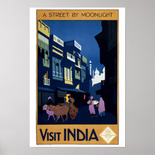 Rue Art déco vintage par Moonlight India Travel