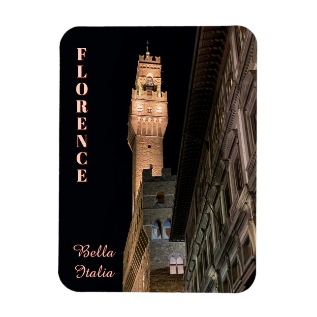 Rue de Florence Magnet Photo Flexible (Vertical)