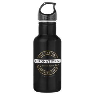 Rue du couronnement - Bouteille d'eau du logo