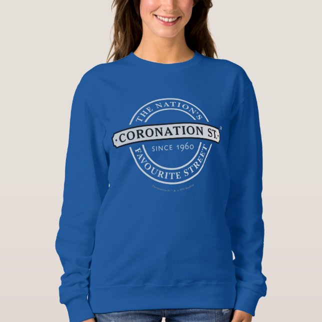 Rue du couronnement - Logo Sweatshirt féminine (Devant)