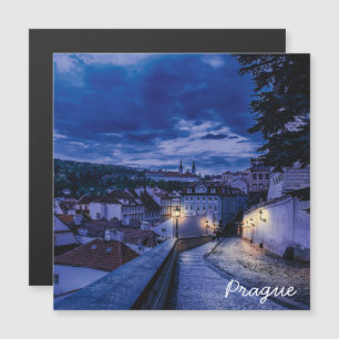 Rue du soir à Prague