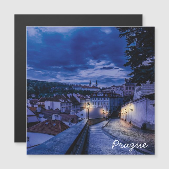 Rue du soir à Prague (Devant / Derrière)
