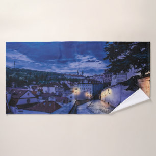 Rue du soir à Prague