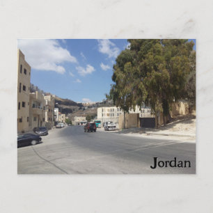 Rue en Jordanie - carte postale
