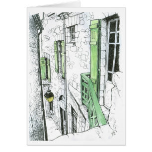 Rue étroite au Mont Saint-Michel