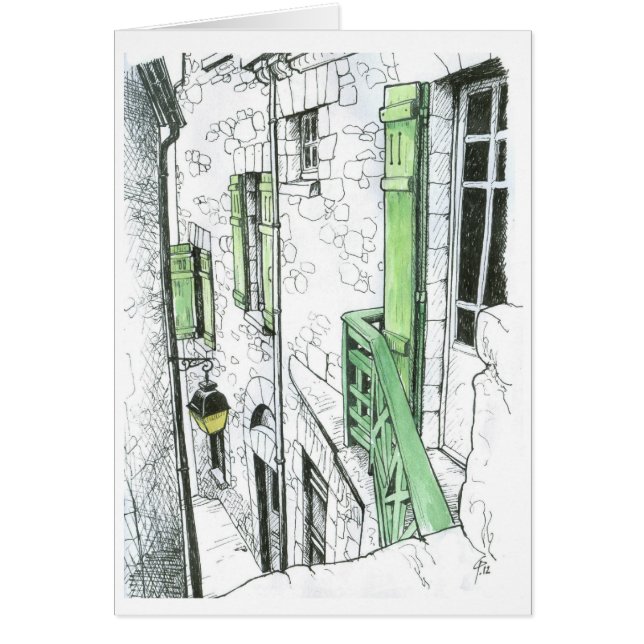 Rue étroite au Mont Saint-Michel (Devant)